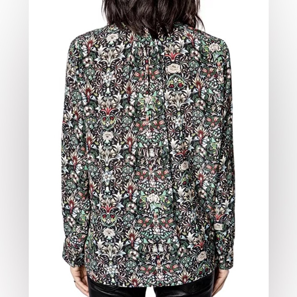 Zadig & Voltaire | Tink Kaleido Print Blouse - Picture 2 of 9